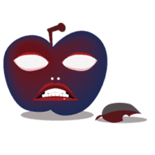 chattering with Ms. Poison Apple sticker #12159284