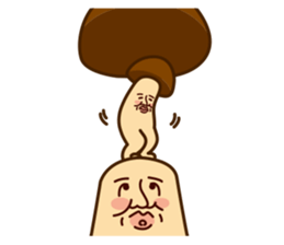 Mr.mushroom 2 ! sticker #12160102