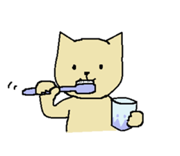 Daily life of a naughty kitten2 sticker #12160269