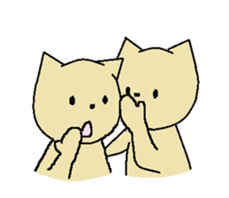 Daily life of a naughty kitten2 sticker #12160273