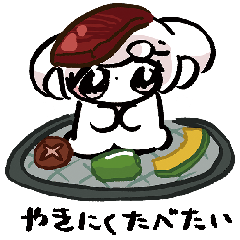 omochialien food sticker