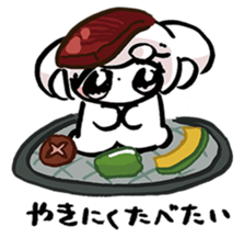 omochialien food sticker sticker #12160901