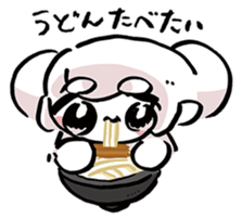 omochialien food sticker sticker #12160911