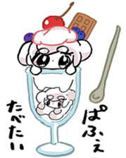 omochialien food sticker sticker #12160921