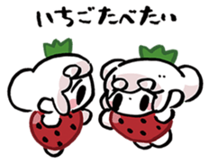 omochialien food sticker sticker #12160932