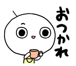 Round people of everyday sticker #12161418