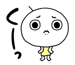 Round people of everyday sticker #12161423