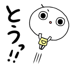 Round people of everyday sticker #12161436