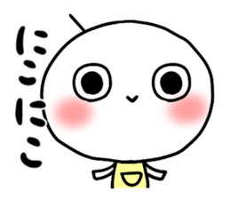 Round people of everyday sticker #12161438