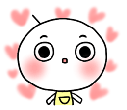 Round people of everyday sticker #12161443