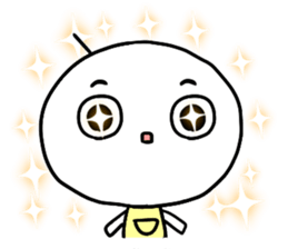 Round people of everyday sticker #12161444