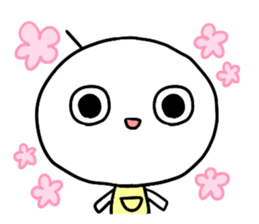 Round people of everyday sticker #12161445