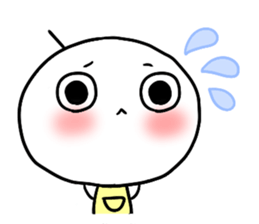 Round people of everyday sticker #12161446