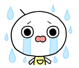 Round people of everyday sticker #12161448