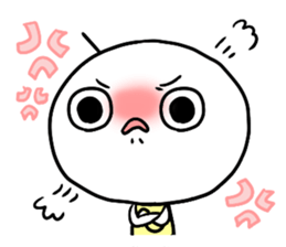 Round people of everyday sticker #12161449