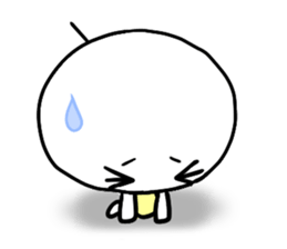 Round people of everyday sticker #12161452