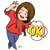 BIS' Girls sticker #12162169