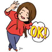 BIS' Girls sticker #12162169