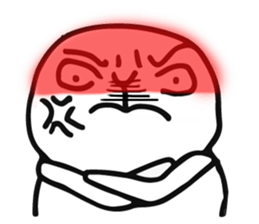 The fat white 3 sticker #12162185