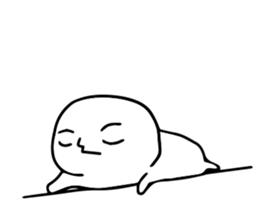 The fat white 3 sticker #12162190