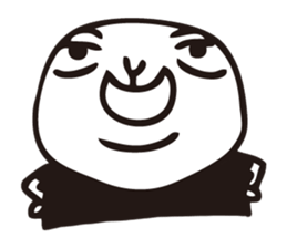 The fat white 3 sticker #12162192