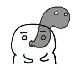 The fat white 3 sticker #12162193