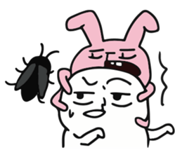 The fat white 3 sticker #12162198