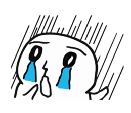 The fat white 3 sticker #12162200