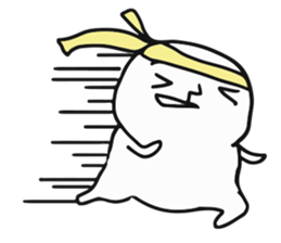 The fat white 3 sticker #12162203