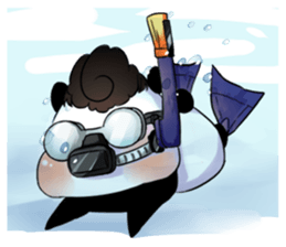 Panda Kibo sticker #12162273