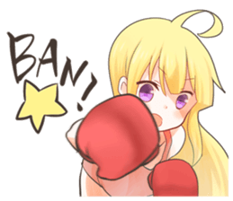 Cute athletes sticker #12162501