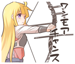 Cute athletes sticker #12162504