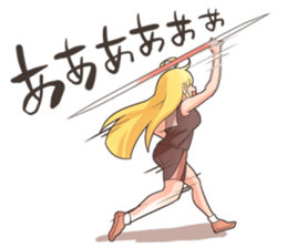 Cute athletes sticker #12162511