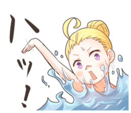 Cute athletes sticker #12162518