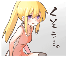 Cute athletes sticker #12162524