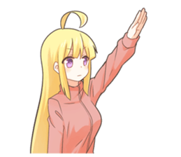 Cute athletes sticker #12162529