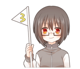 Cute athletes sticker #12162531