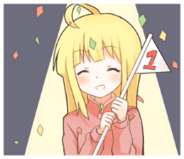 Cute athletes sticker #12162533