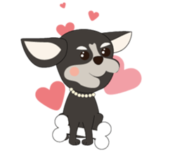 Love Dog House : Chihuahua sticker #12162719
