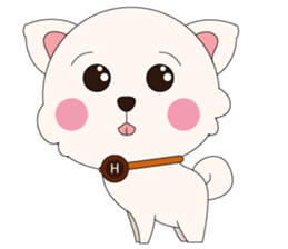 Love Dog House : Pomeranian sticker #12162822