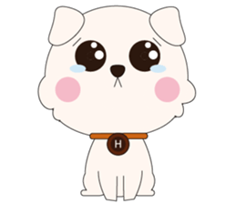 Love Dog House : Pomeranian sticker #12162824