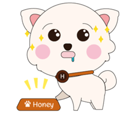 Love Dog House : Pomeranian sticker #12162832