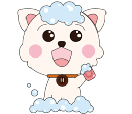 Love Dog House : Pomeranian sticker #12162834