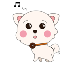 Love Dog House : Pomeranian sticker #12162835