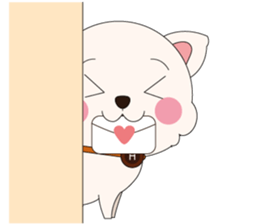 Love Dog House : Pomeranian sticker #12162844