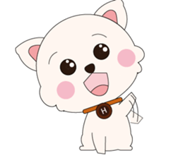 Love Dog House : Pomeranian sticker #12162851