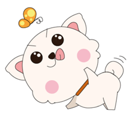 Love Dog House : Pomeranian sticker #12162856