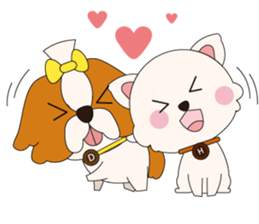 Love Dog House : Pomeranian sticker #12162858