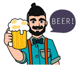 Hipster Hacker sticker #12163409