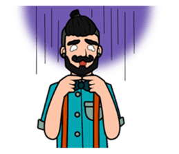 Hipster Hacker sticker #12163420